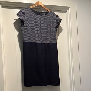 Brooks Brothers Navy and White Mini Dress